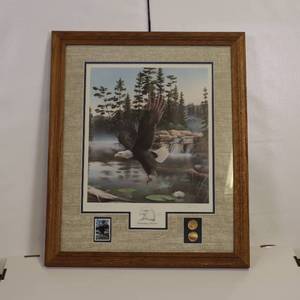 lot 113 image: Vintage Artwork  Various Framed Prints LOT OF 3