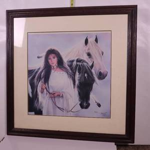 lot 117 image: Vintage Artwork  Various Framed Prints LOT OF 5