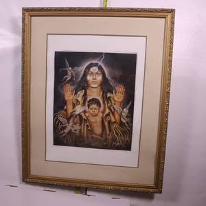 lot 122 image: Vintage Artwork  Various Framed Prints LOT OF 3
