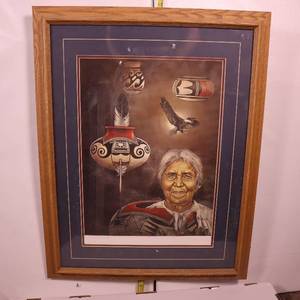 lot 124 image: Vintage Artwork  Various Framed Prints LOT OF 6