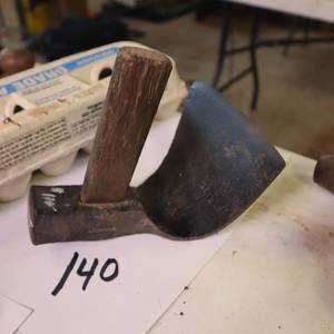 lot 140 image: Vintage Adze for canoe building