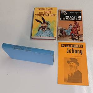 lot 18 image: Books Last of the Mohicans and Potato Johnny