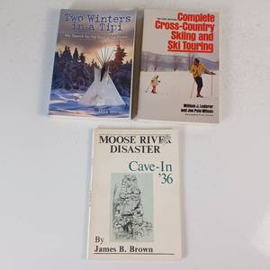 lot 26 image: SKI TIPI MOOSE RIVER BOOKS