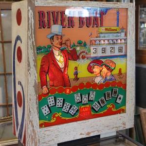 1964 WILLIAMS RIVERBOAT VINTAGE PINBALL MACHINE ** CHICAGO 24