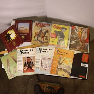 lot 53 image: SHOOTING TIMES  GUNS  VINTAGE MAGAZINES