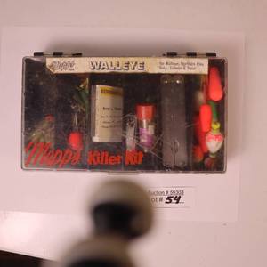 lot 54 image: MINI FISHING KIT INCLUDES MULTIUSE TOOL