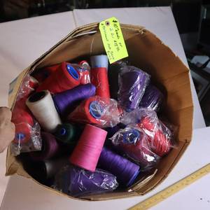 lot 97 image: LARGE LOT OF HEAVY DUTY THREAD