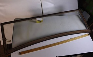 lot 98 image: ANTIQUE FOLD DOWN WINDOW  FROM MODEL T OR SIMIILAR