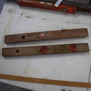 lot 152 image: VINTAGE OLD SCHOOL LEVELS  lot of 2