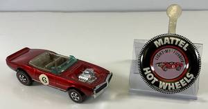 lot 23 image: 1969 REDLINE Hot Wheels Light-My-Firebird With Button Awesome Condition