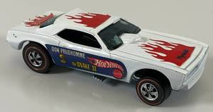 lot 28 image: 1969 Hard To Find (Star Rivet) REDLINE Hot Wheels The Snake II Funny Car Very Nice Condition