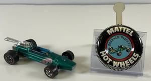 lot 29 image: 1969 REDLINE Hot Wheels Brabham Repco F1 With Button Nice Condition