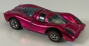 lot 37 image: 1969 REDLINE Hot Wheels Porshe 917 Transparent Magenta Super Nice Condition