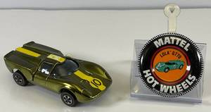 lot 46 image: 1968 REDLINE Hot Wheels Lola GT70 With Button Nice Condition