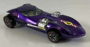 lot 49 image: 1968 REDLINE Hot Wheels Twinmill Transdparent Purple Supoer Nice Condition (Wheels Need To Be Straightened)