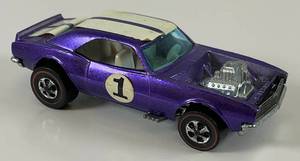 lot 58 image: 1969 REDLINE Hot Wheels Heavy Chevy Transparent PurpleNice Condition