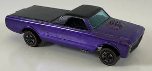 lot 60 image: 1967 REDLINE Hot Wheels Custom Fleetside Transparent Purple Nice Condition