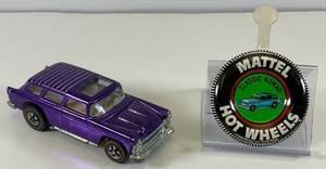 lot 71 image: 1969 REDLINE Hot Wheels Classic Nomad Transparent Purple With Button Super Nice Condition