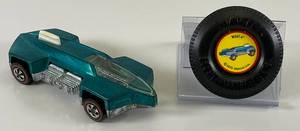 lot 84 image: 1970 REDLINE Hot Wheels What 4 Transparent Aqua With Button Super Nice Condition