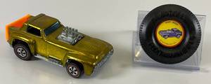lot 87 image: 1970 REDLINE Hot Wheels Short Order Transparent Yellow Super Nice Condition