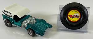 1970 REDLINE Hot Wheels "Mutt Mobile" Transparent Aqua Super Nice Condition