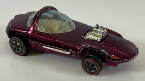 lot 107 image: 1967 REDLINE Hot Wheels Silhouette Transparent Plum Purple Nice Condition