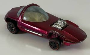 lot 109 image: 1967 REDLINE Hot Wheels Silhouette Transparent Deep Red Nice Condition
