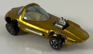 lot 115 image: 1967 REDLINE Hot Wheels Silhouette Transparent Gold Nice Condition