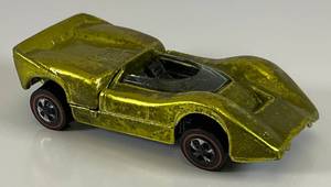 lot 119 image: 1968 REDLINE Hot Wheels Mclaren M6A Transparent Apple Green Nice Condition
