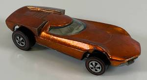 lot 128 image: 1968 REDLINE Hot Wheels Turbofire Transparent Orange Nice Condition