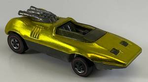 lot 131 image: 1969 REDLINE Hot Wheels Peeping Bomb Transparent Yellow Very Nice Condition