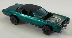 lot 155 image: 1967 REDLINE Hot Wheels Custom Eldorado Transparent Aqua Good Condition