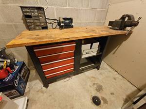 lot 73 image: Rugged Shop Workbench