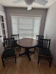lot 32D image: Modern Contemporary Slotted Kitchenet Table