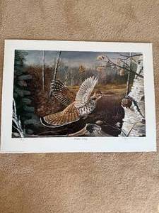 lot 44 image: Leavin Shelter & Autumn Wings  Les Kouda & Stephen Hamrick Unframed Prints