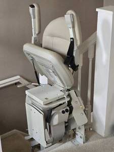 lot 17A image: Bruno Independent Living Aids - Curved Elite Stair Lift - Model CRE-2110