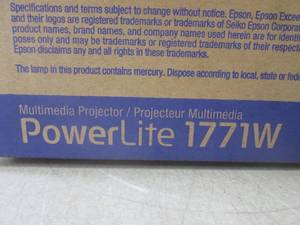 lot 5 image: (A-3) Epson PowerLite 1771W Ultra S...