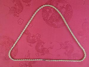 lot 13 image: (FS) 14K Gold Plated Necklace - Mar...