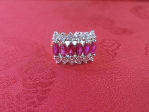 lot 16 image: (FS) 14K Gold Electroplate Cubic Zi...