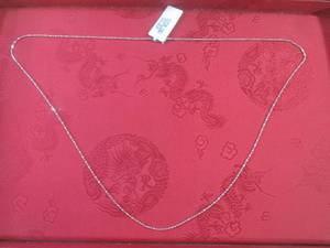 lot 23 image: (FS) Sterling Siver Necklace 24 2....