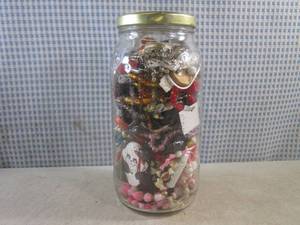 lot 27 image: (G-1) Large Jar Full of Fashion Jew...