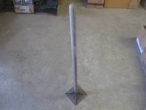 lot 79 image: (CS) Cast Iron Tamper 8 x 8  45...