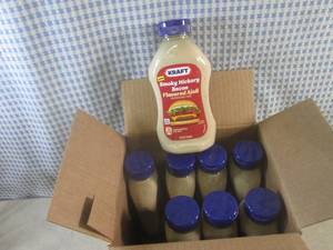 lot 123 image: (B-2) 8 Bottles of Kraft Smoky Hick...