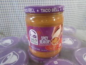 lot 136 image: (C-2) 12 Jars of Taco Bell Spicy Be...