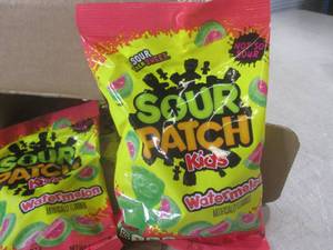 lot 140 image: (EC2) 12 Bags of Watermelon Sour Pa...