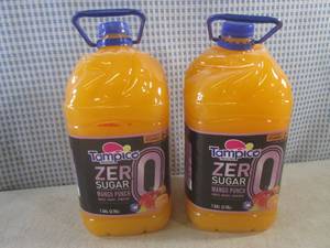 lot 143 image: (C-3) 2 - 1 Gallon Bottles Mango Pu...