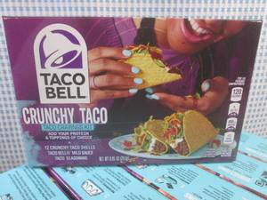lot 144 image: (B-1) 6 Boxes of Taco Bell Crunchy ...