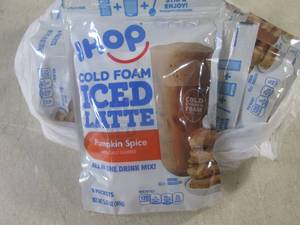 lot 152 image: (B-1) 6 Bags of iHop Pumpkin Spice ...