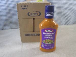 lot 162 image: (B-3) 6 Bottles of Kraft Thousand I...