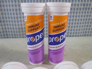lot 163 image: (B-1) 12 Tubes of Propel Lemon Blac...